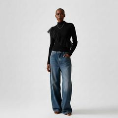 Urban Drama Layered Tulle Pullover