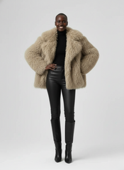 Shaggy Luxe Faux Fur Coat