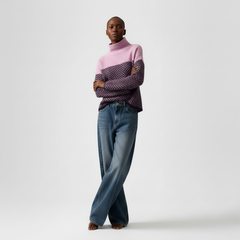 Chevron Elite High-Neck Sweater