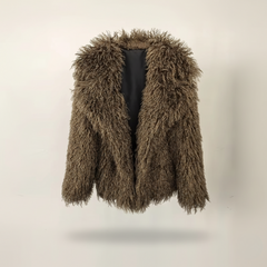 Shaggy Luxe Faux Fur Coat