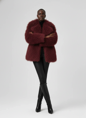 Shaggy Luxe Faux Fur Coat