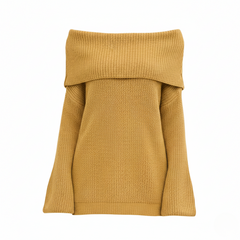 Romantic Slouchy Off-Shoulder Knit
