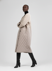 Quilted Graceline Overcoat