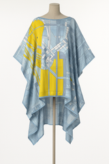 Modernist Grid Kaftan