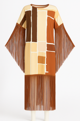 Kinetic Fringe Dress Kaftan Dress