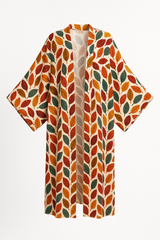 Longline Leaf Kimono