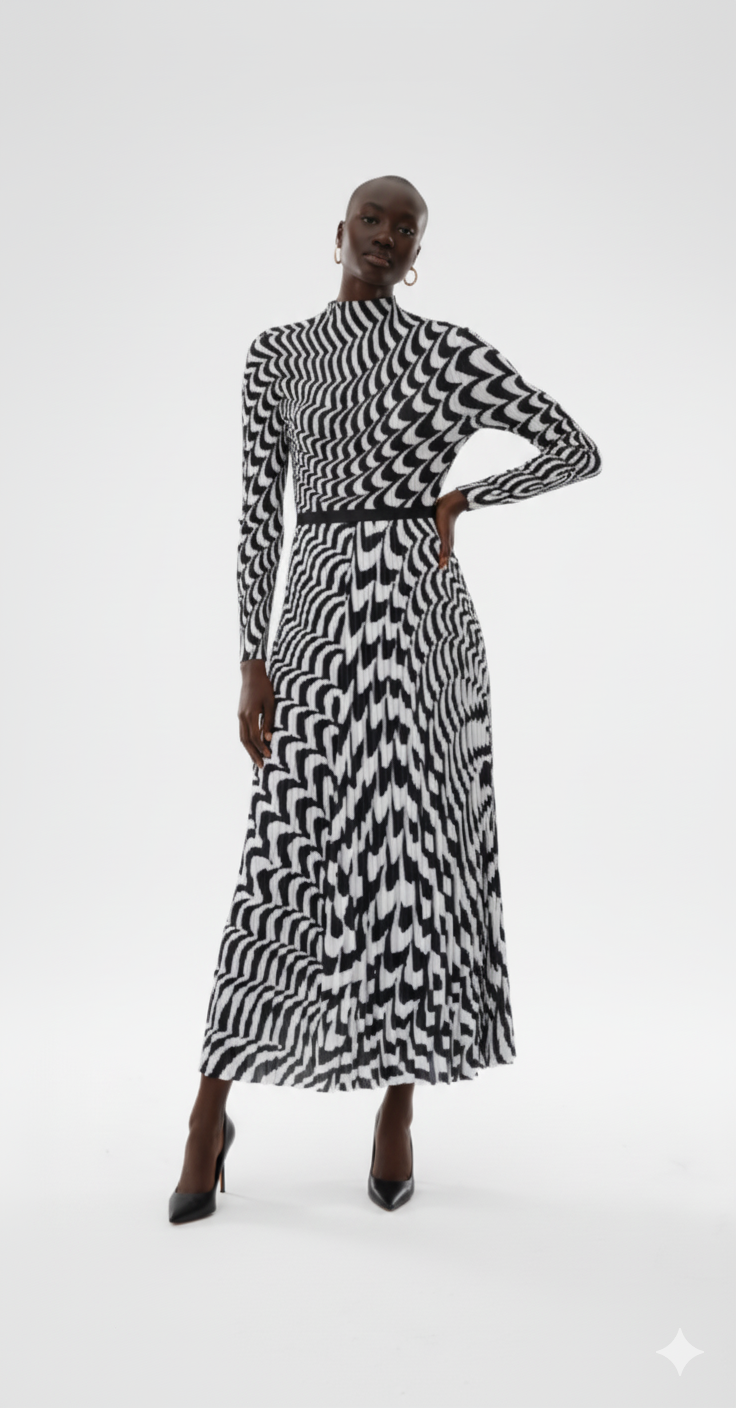 The Echo Pleated Dress