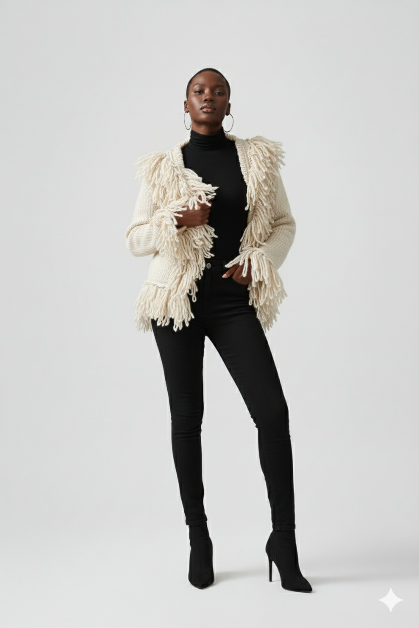The Shaggy Boho Cardigan