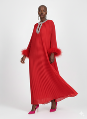 Glamorous Hot Pleated Maxi Dress