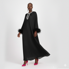 Glamorous Hot Pleated Maxi Dress