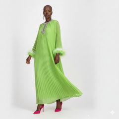 Glamorous Hot Pleated Maxi Dress