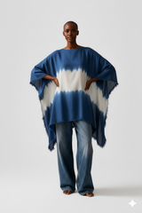 Indigo Wave Kaftan