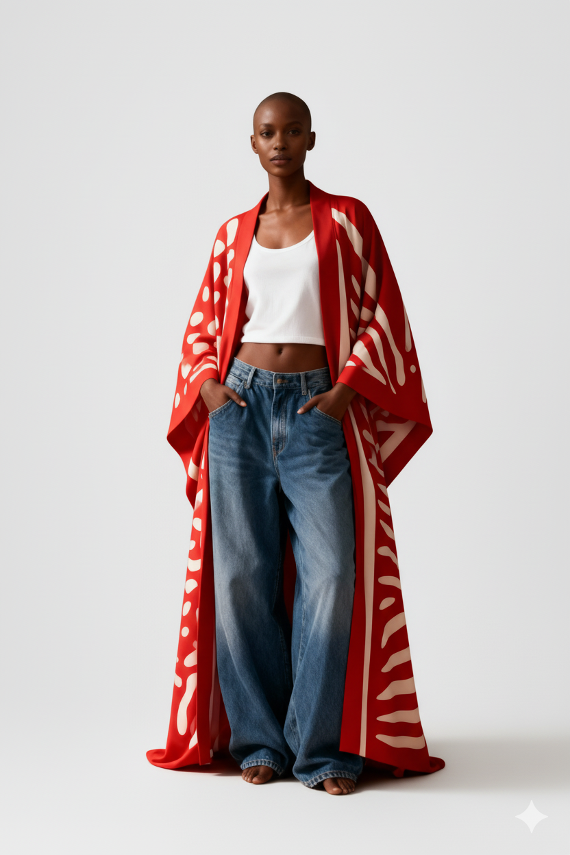 Scarlet Muse Kimono