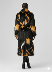 Wild Ember Faux Fur Coat