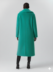 Ocean Jewel Faux Fur Coat