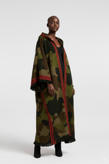 Crimson Camo Kimono