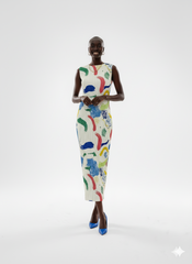 Palette Muse Pleated Dress