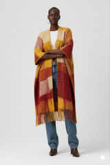 Emerald Horizon Kimono Cardigan