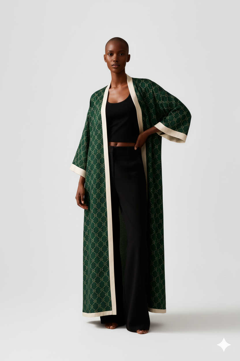 Celestial Grid Kimono