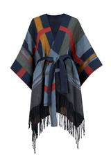 Twilight Plaid Kimono