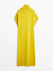 Canary Turtleneck Knit Midi Dress