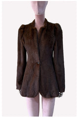Midnight Mocha Faux Fur Jacket