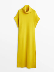 Canary Turtleneck Knit Midi Dress