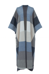 Colorblock Check Kimono