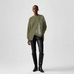 Urban Edge Asymmetry Sweater