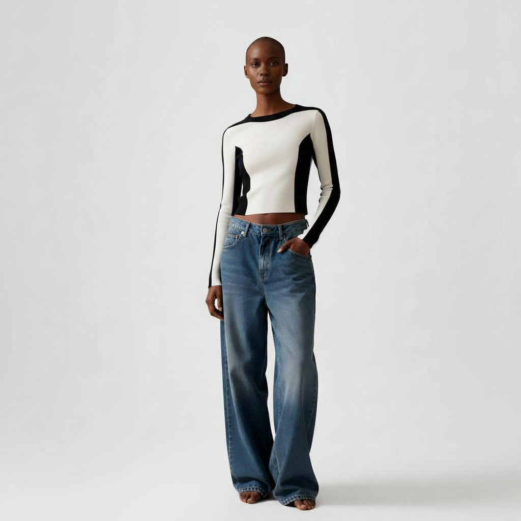 Urban Sleek Figure Knit