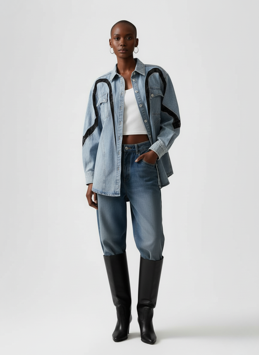 Artline Structured Denim Overshirt