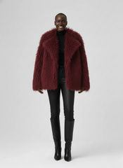 Shaggy Luxe Faux Fur Coat