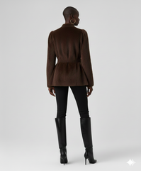 Midnight Mocha Faux Fur Jacket