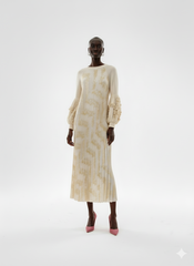 Blush Pleated Pleated Dress
