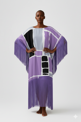 Kinetic Fringe Dress Kaftan Dress