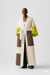 Ivory Mosaic Kimono