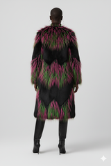 Electric Eden Faux Fur Coat