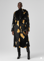 Wild Ember Faux Fur Coat