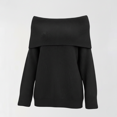 Romantic Slouchy Off-Shoulder Knit