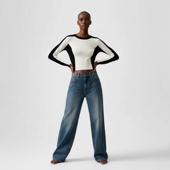 Urban Sleek Figure Knit