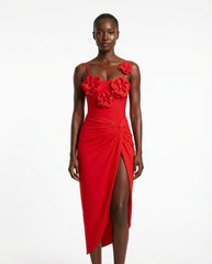 Unique Three-Dimensional Floral Swimsuit - front - Set4